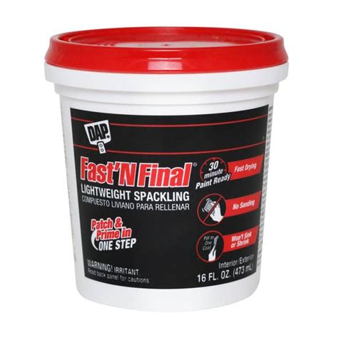 I recieved this dap fast and final dry wall repair to rest out. Ket me just say it worked great. It was simple to apply it filled the hole perfectly with out ...